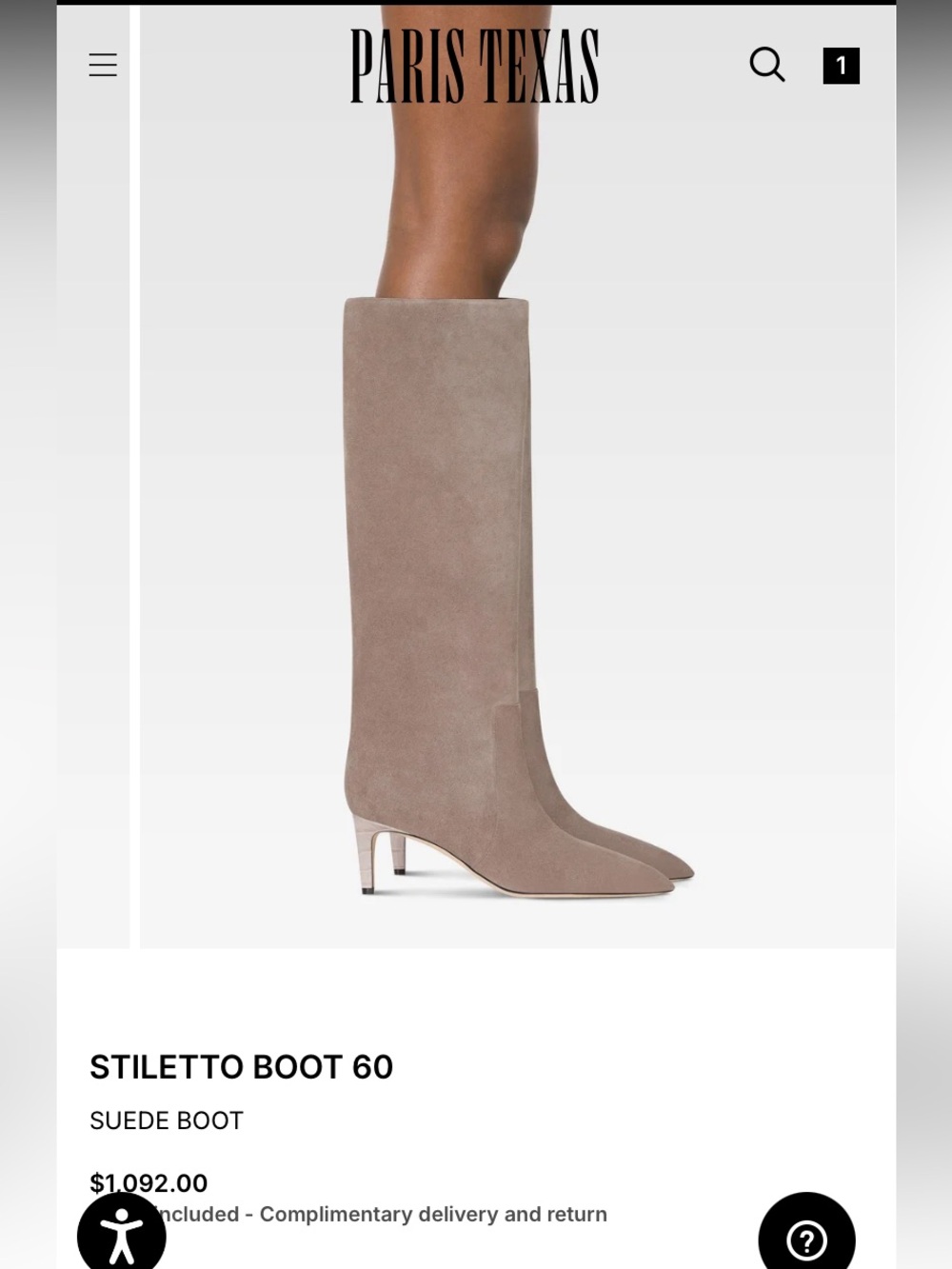 Paris Texas Suede Boots
